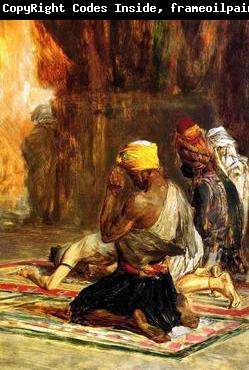 unknow artist Arab or Arabic people and life. Orientalism oil paintings  524